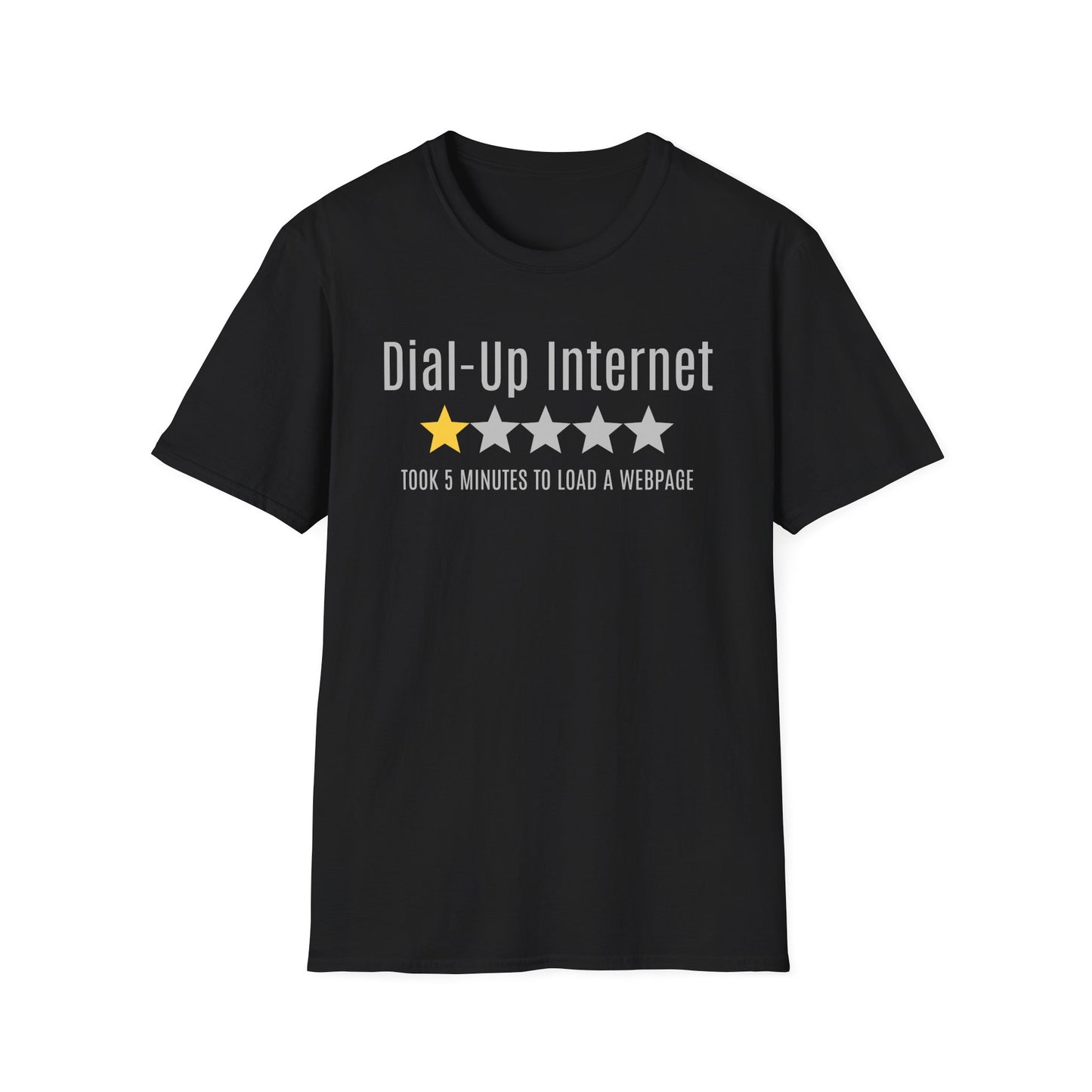 DIAL-UP INTERNET REVIEW T-SHIRT