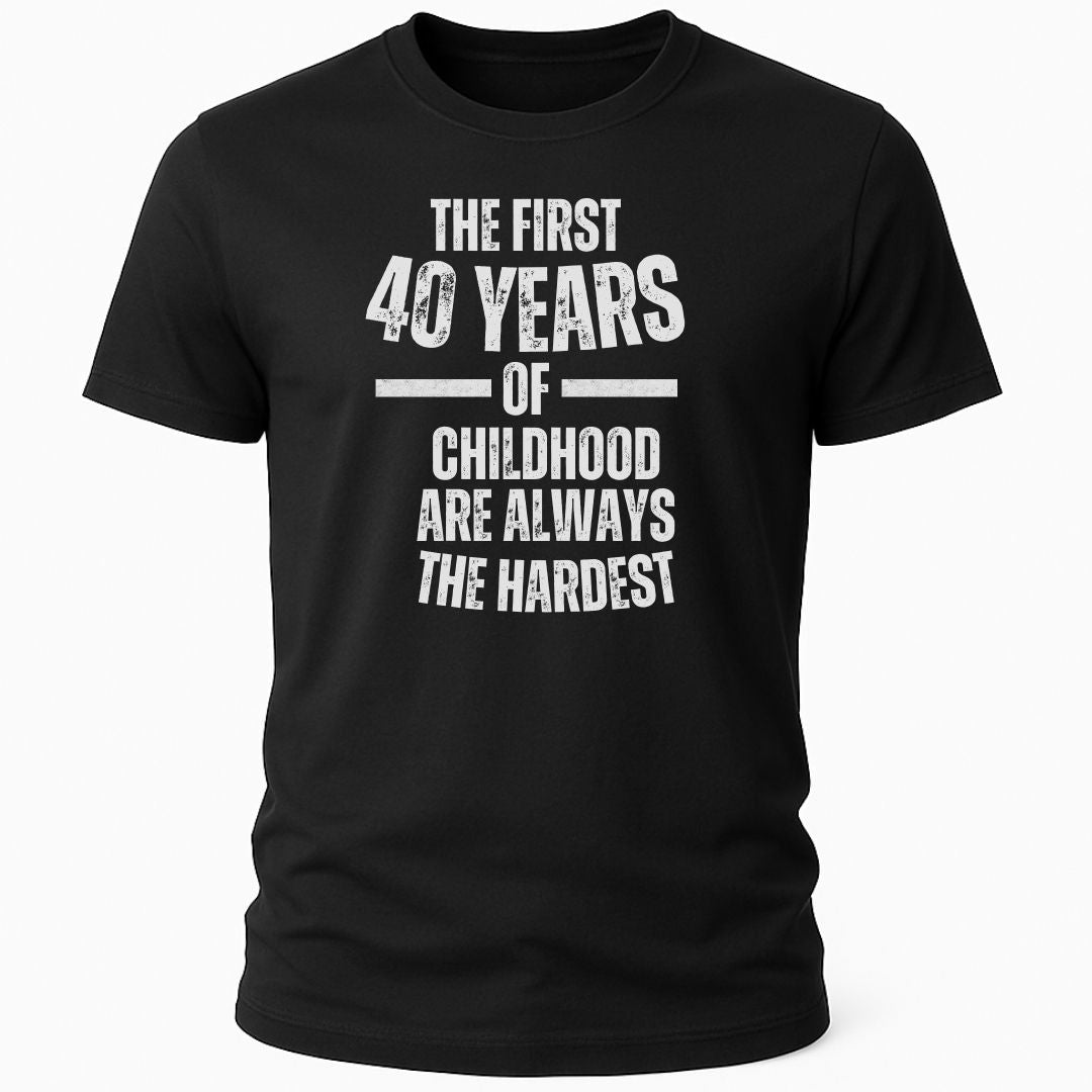 40 YEARS OF CHILDHOOD T-SHIRT