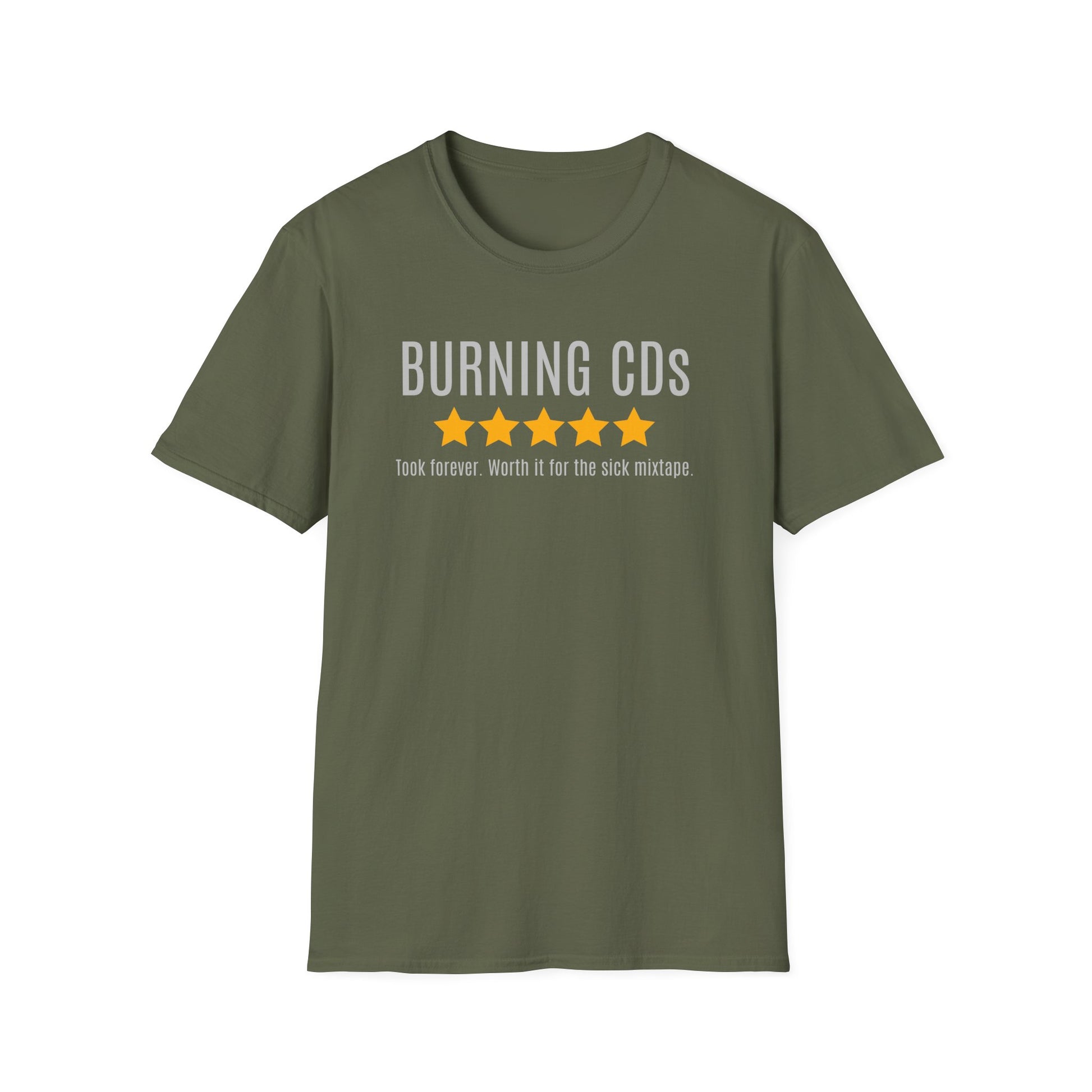 BURNING CD REVIEW T-SHIRT