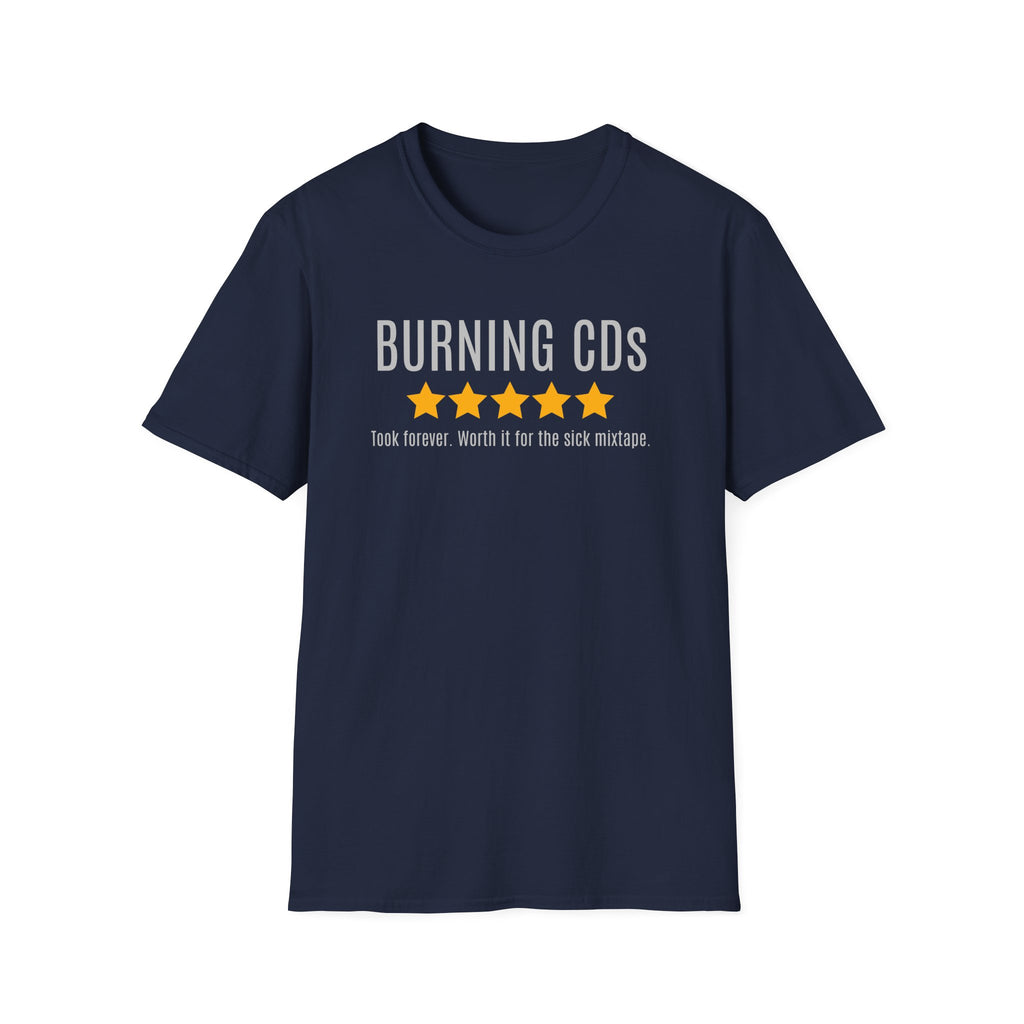 BURNING CD REVIEW T-SHIRT