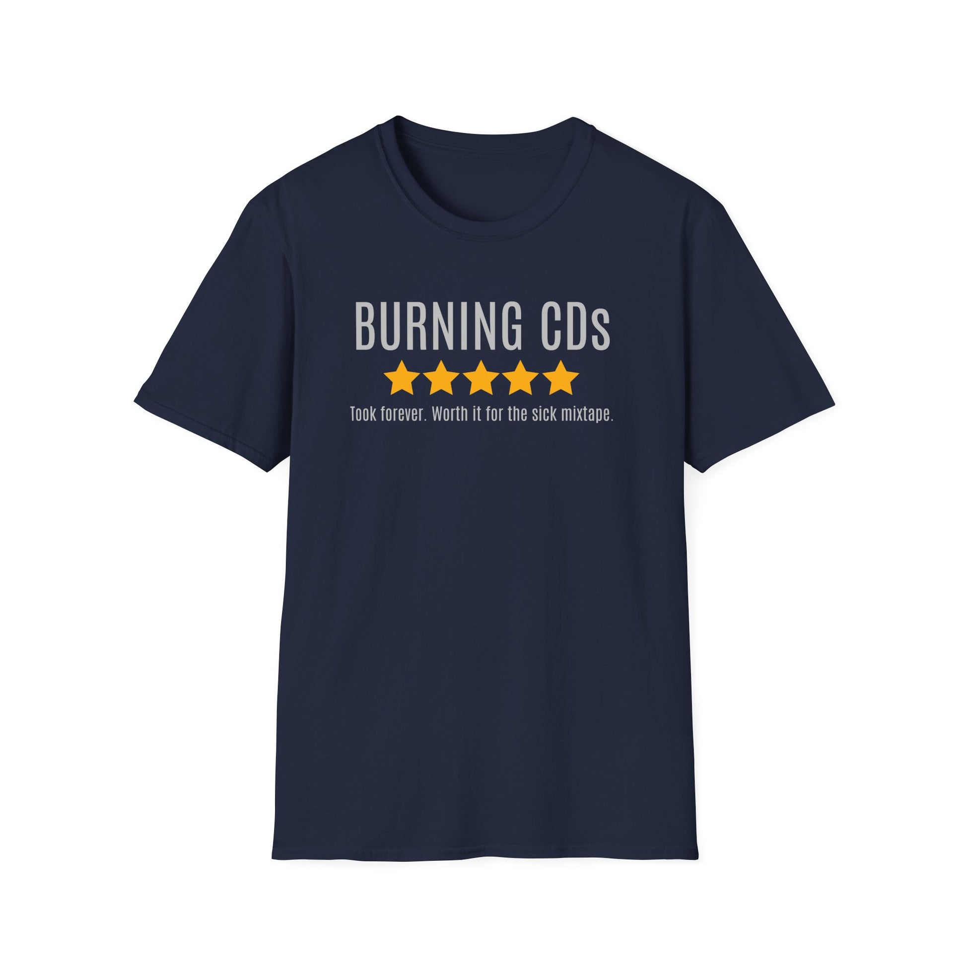 BURNING CD REVIEW T-SHIRT
