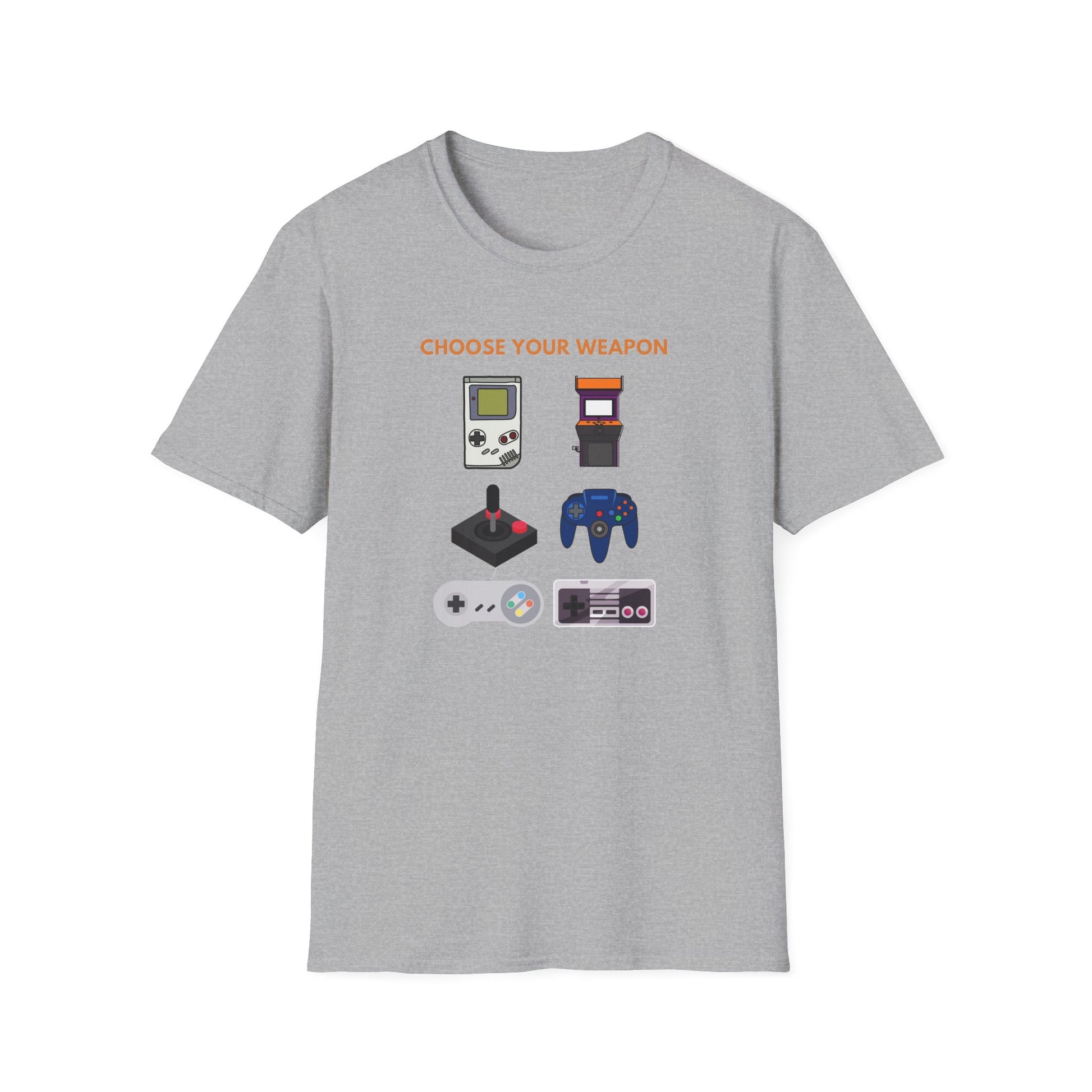 CHOOSE YOUR WEAPON T-SHIRT