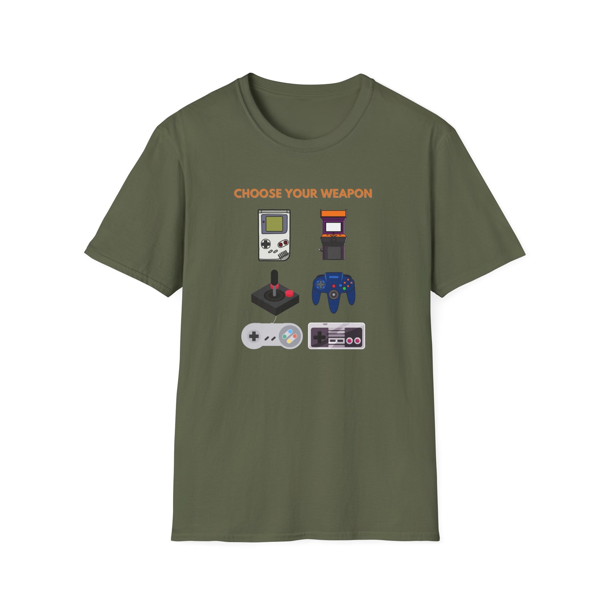 CHOOSE YOUR WEAPON T-SHIRT