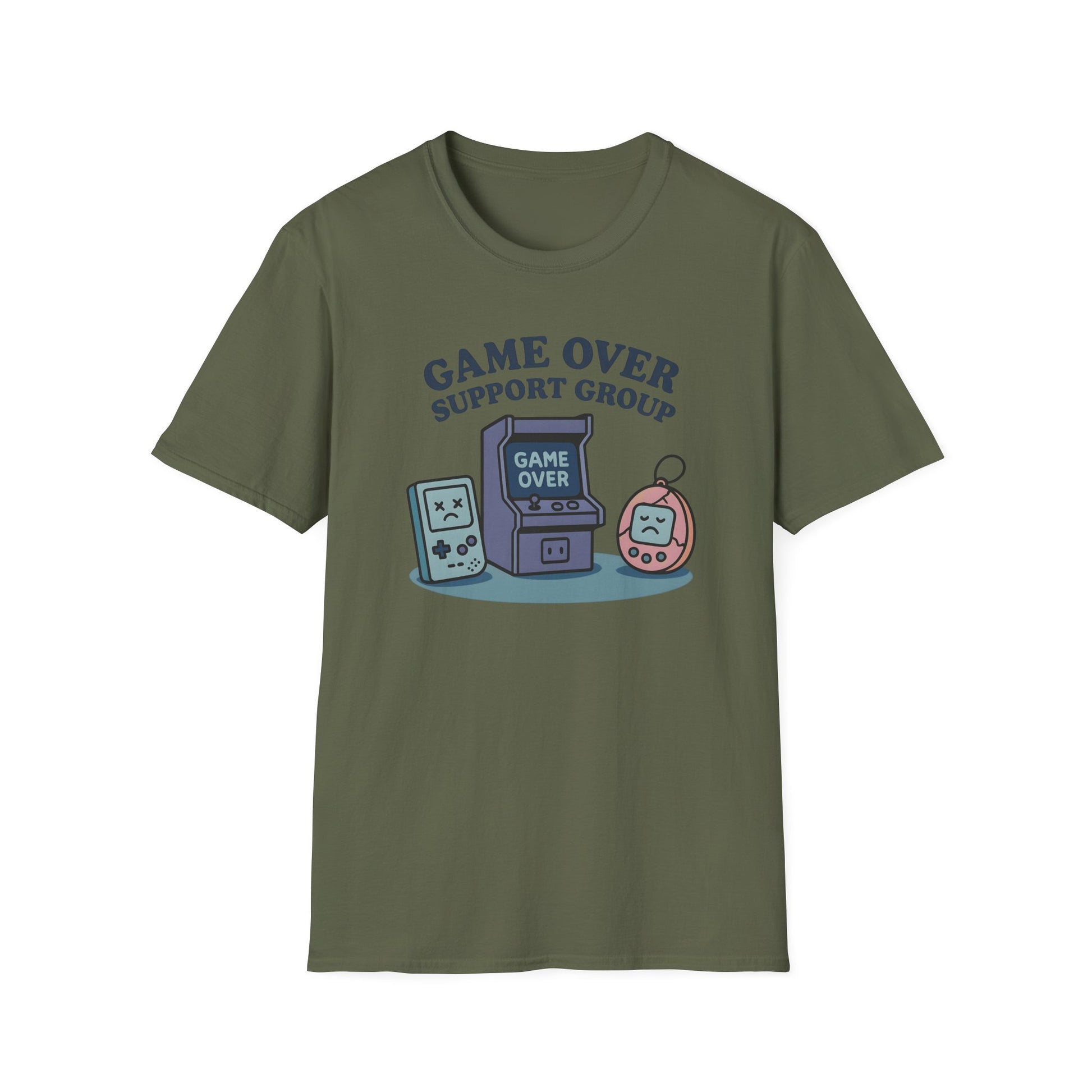 GAME OVER SUPPORT GROUP T-SHIRT