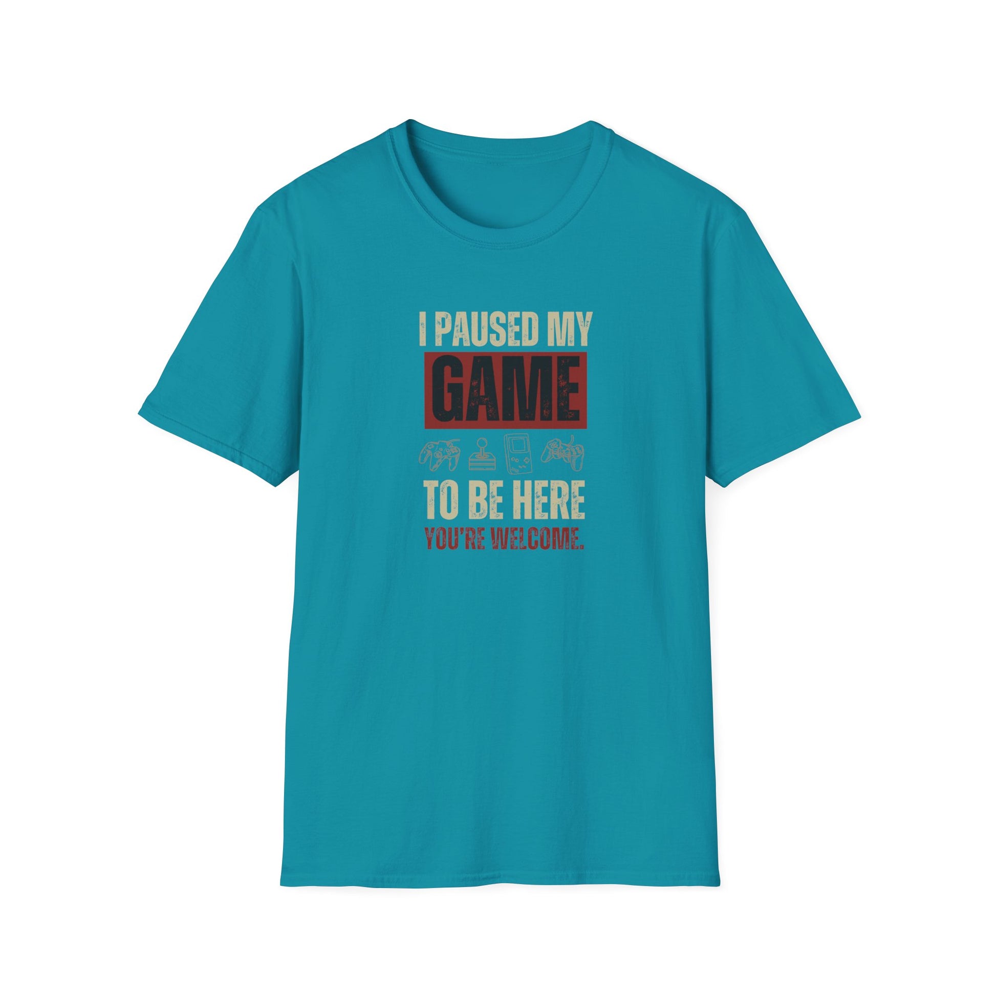 I PAUSED MY GAME T-SHIRT