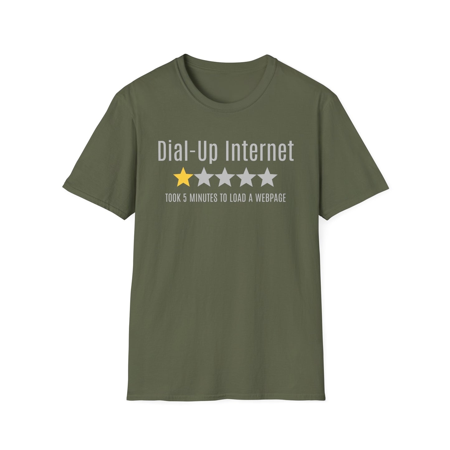 DIAL-UP INTERNET REVIEW T-SHIRT