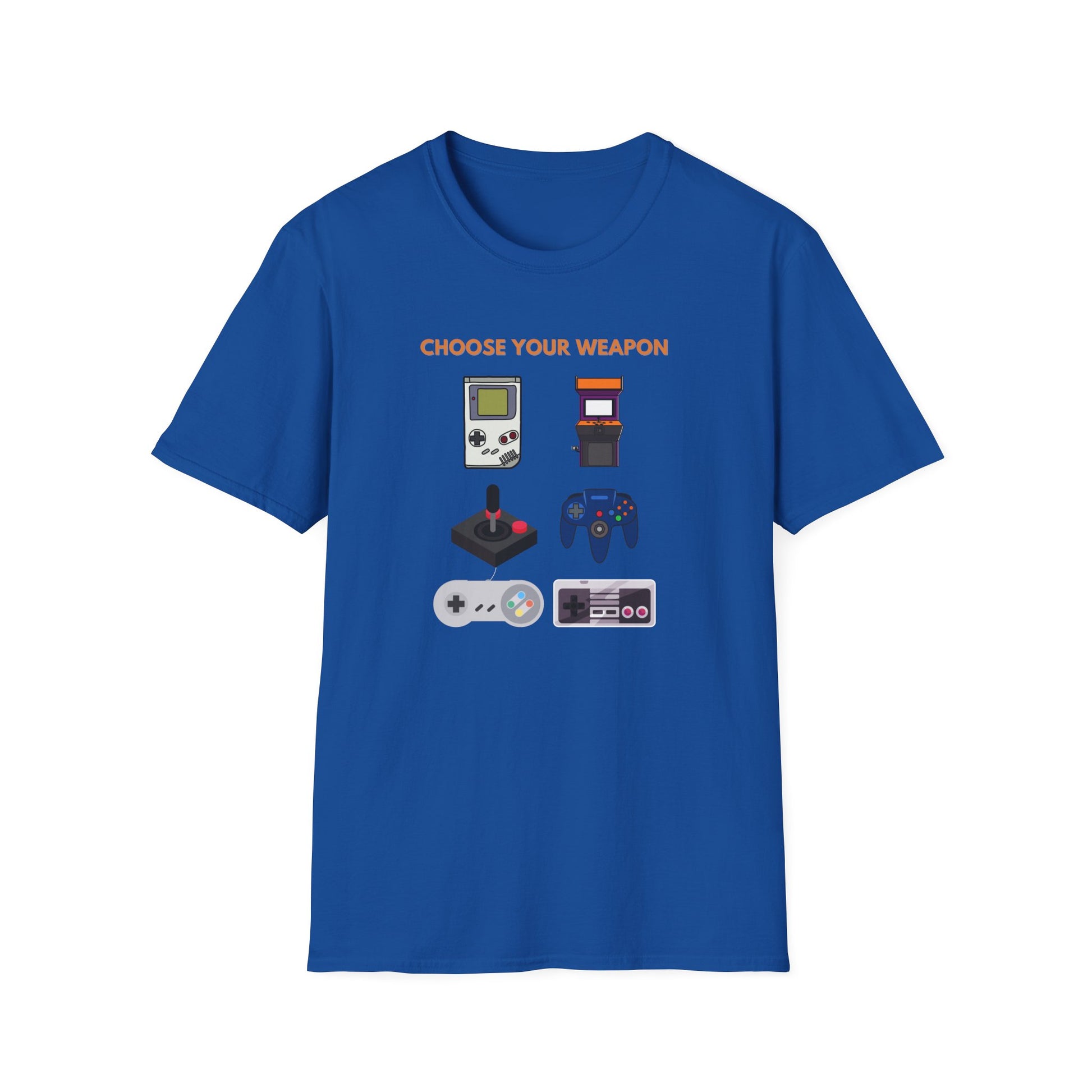 CHOOSE YOUR WEAPON T-SHIRT