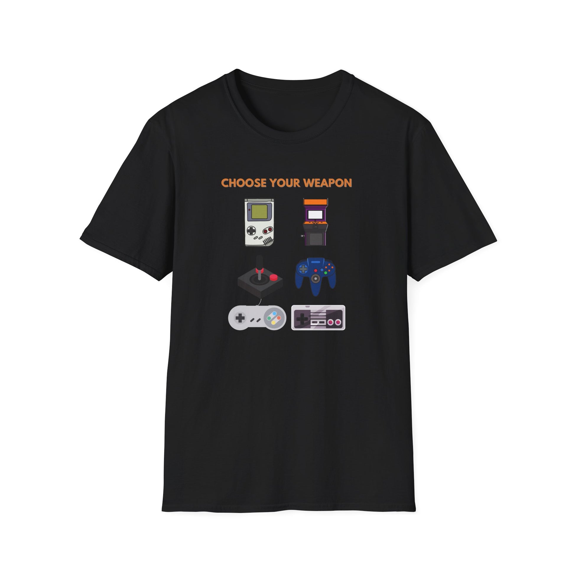 CHOOSE YOUR WEAPON T-SHIRT