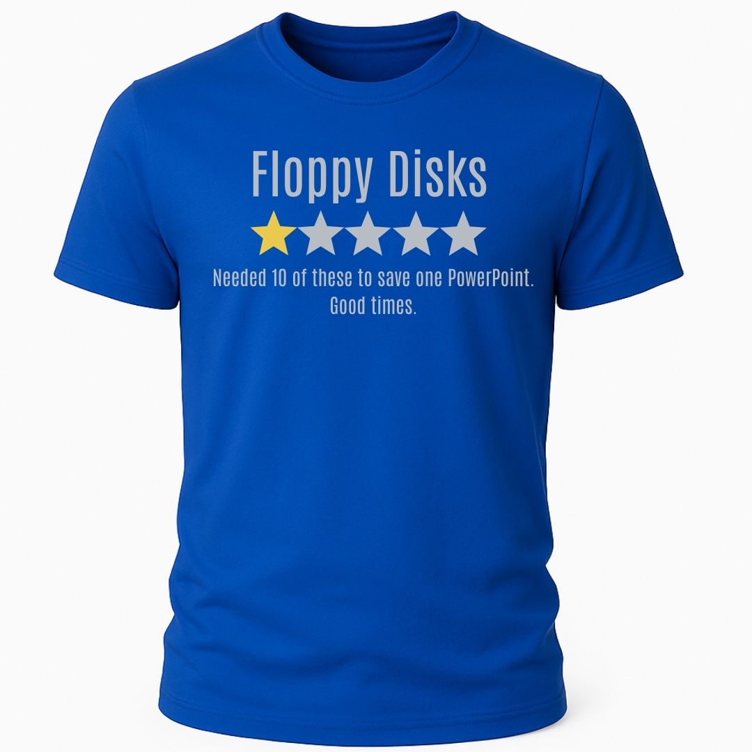 FLOPPY DISK REVIEW T-SHIRT
