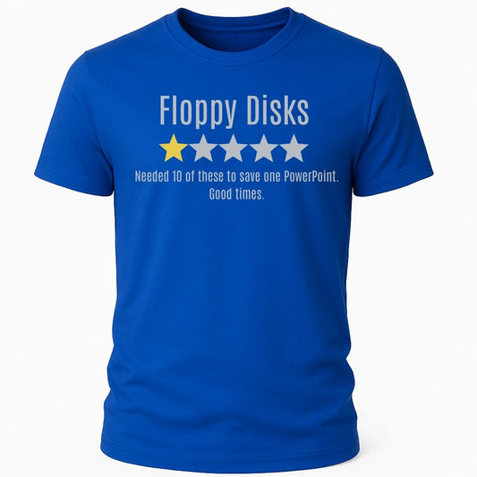 FLOPPY DISK REVIEW T-SHIRT