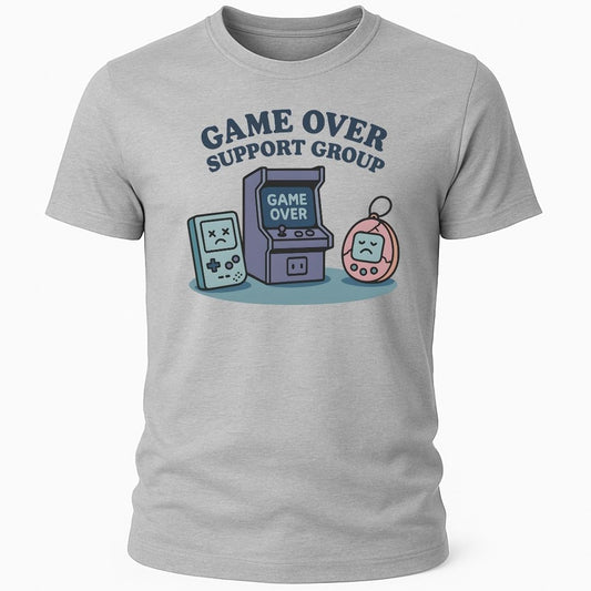 GAME OVER SUPPORT GROUP T-SHIRT