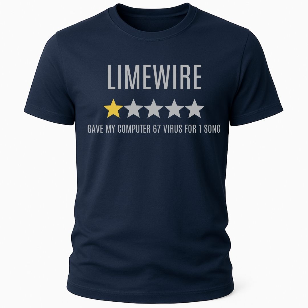 LIMEWIRE REVIEW T-SHIRT